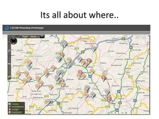 Its all about where..
 