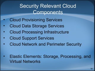Data Center Ops
• How does provider do:
• On-demand self service
• Broad network access
• Resource pooling
• Rapid elasticity
• Measured service
18
 