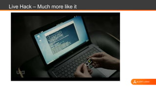 Live Hack – Much more like it
 