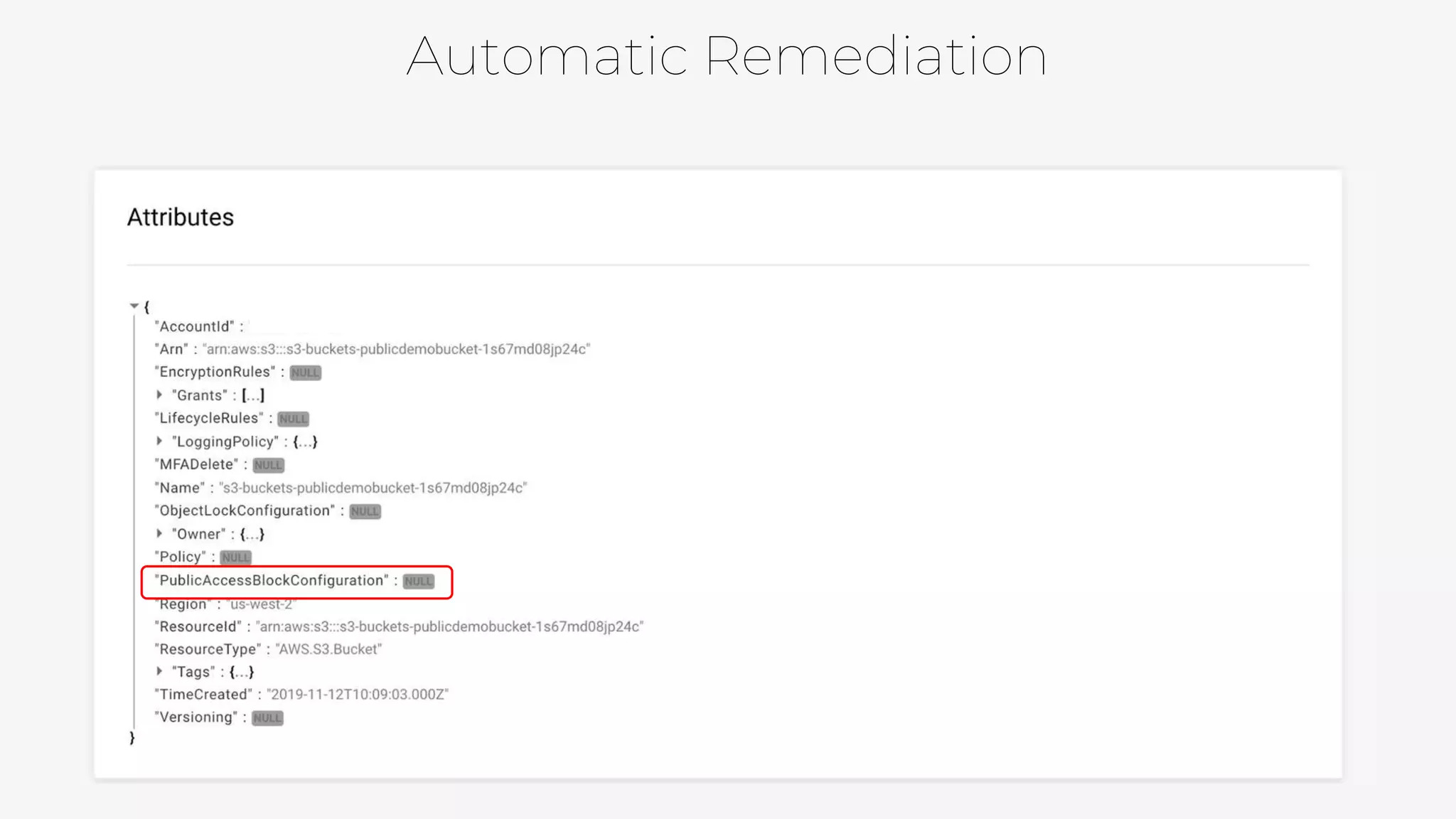 Automatic Remediation
 