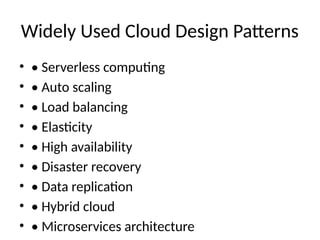 Cloud Design Patterns Examples Cloud Security Design Patterns_UNIT 4 PPT.pptx