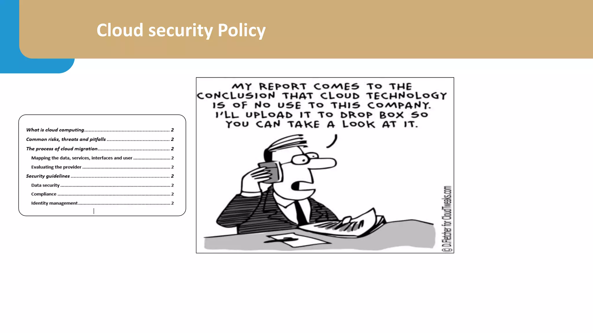 Cloud security Policy
 