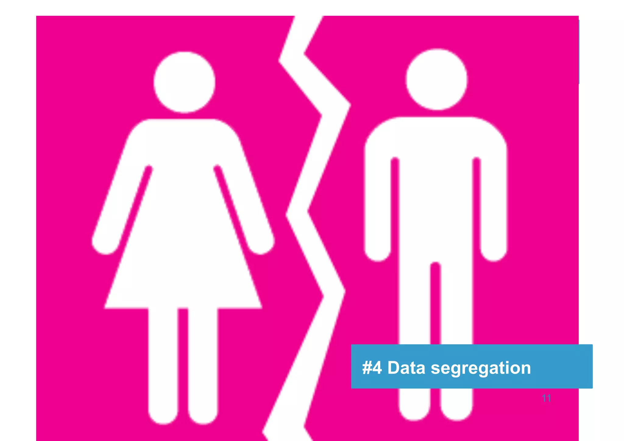 #4 Data segregation
                      11
 
