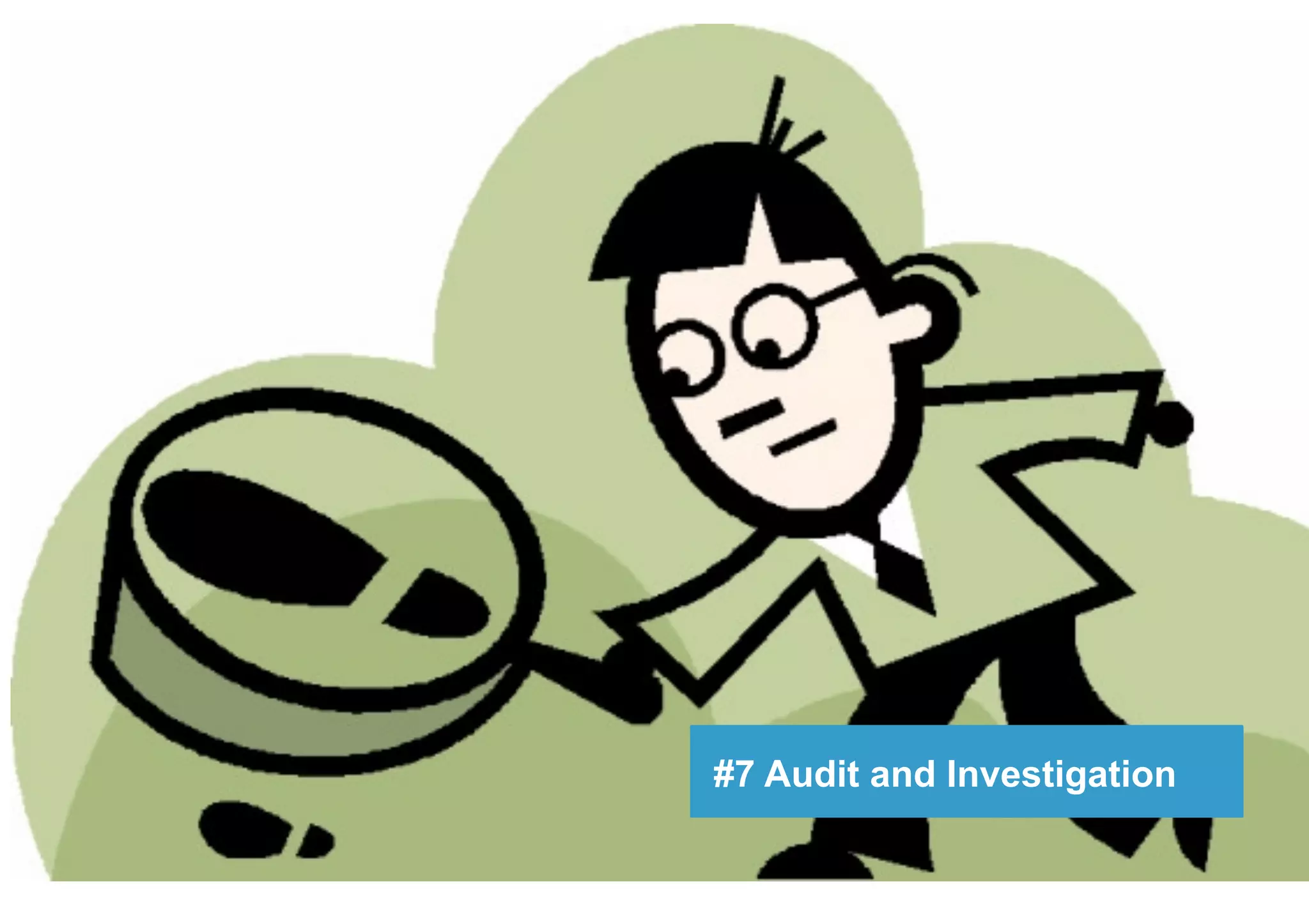 #7 Audit and Investigation
 