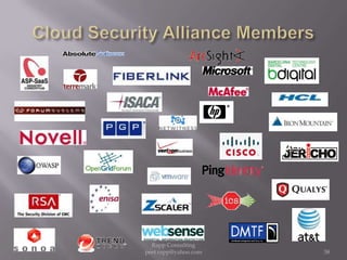 Cloud Security Alliance MembersRapp Consulting   peet.rapp@yahoo.com38
