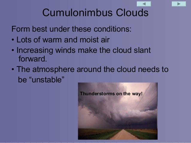 clouds where do cumulonimbus clouds form