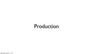 Production



Wednesday, February 17, 2010
 