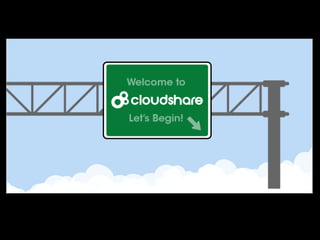 CloudShare Welcome Wizard