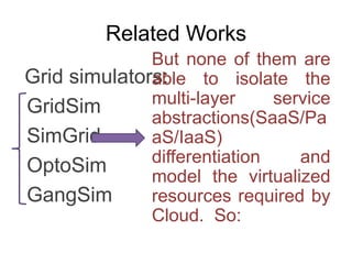 Cloudsim & Green Cloud | PPTX