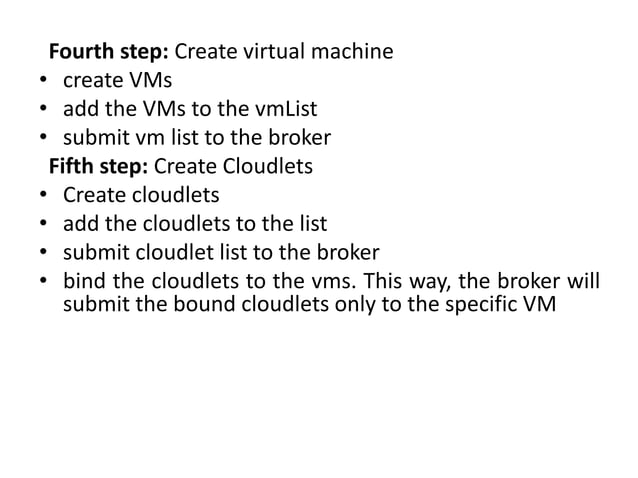 CloudSim : Introduction and Basic Programming Syntax | PPT