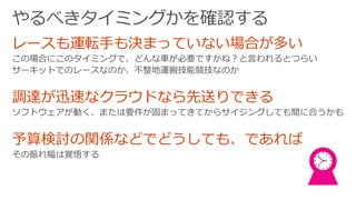 やるべきタイミングかを確認する
 