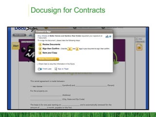 Docusign for Contracts
 