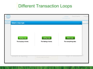 Different Transaction Loops
 
