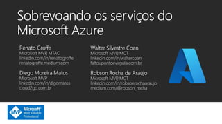 Microsoft Azure Fundamentals | Everis - Julho-2021