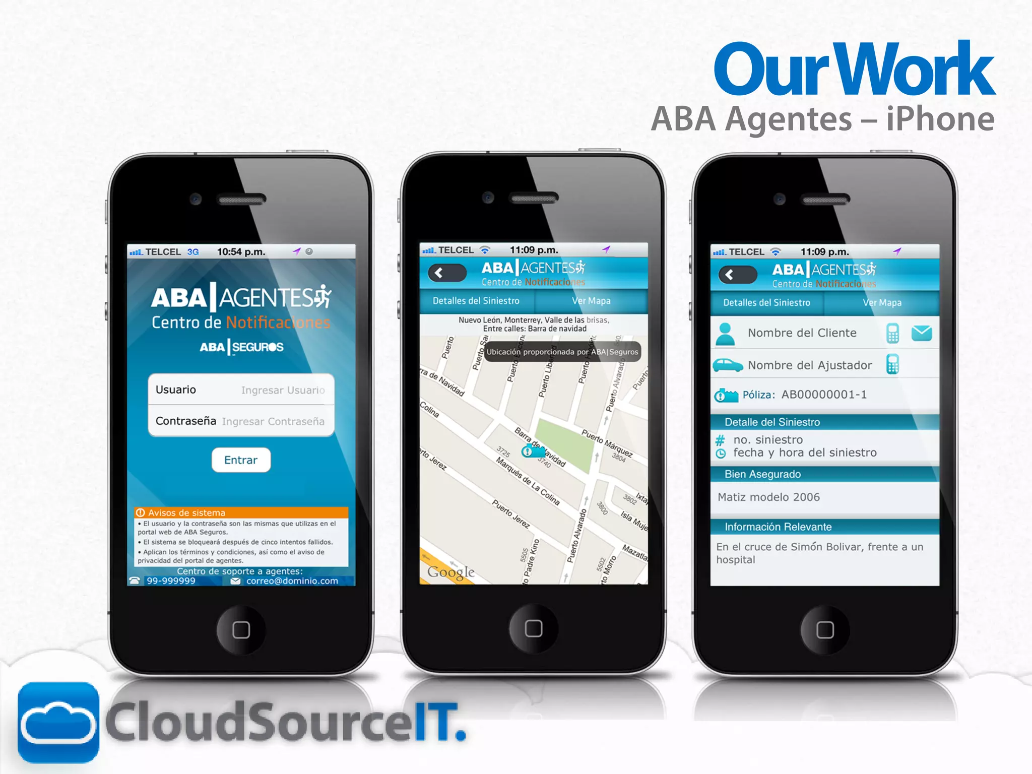 OurWork
ABA Agentes – iPhone
 