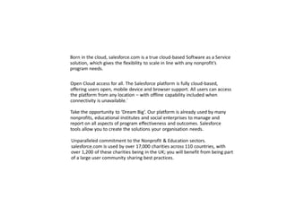 Why Cloud apps for nonprofits
 