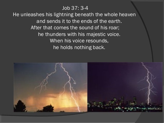 Clouds, storms & the bible