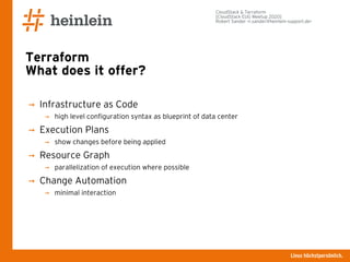Robert Sander: CloudStack and Terraform | PDF