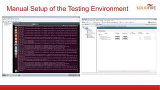 Manual Setup of the Testing Environment
 