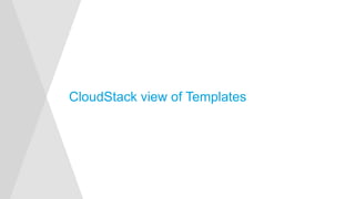 CloudStack view of Templates
 