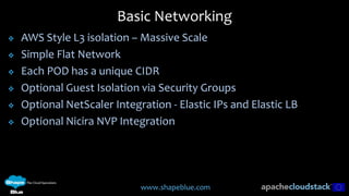 Cloud stack networking shapeblue technical deep dive | PPTX