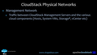 Cloud stack networking shapeblue technical deep dive | PPTX