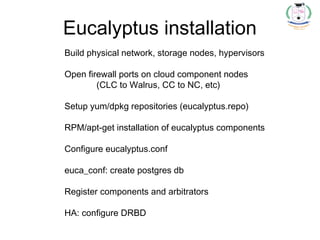 Cloud stack vs openstack vs eucalyptus | PPT