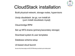 Cloud stack vs openstack vs eucalyptus | PPT | Cloud Computing | Internet