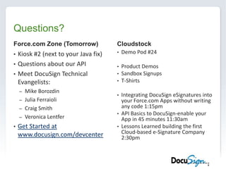 Managing UsersEnabling Users to ‘Send with DocuSign’Disabling Users from using DocuSign for Salesforce