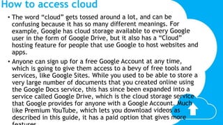 How to access cloud
 