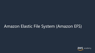 Amazon Elastic File System (Amazon EFS)
 