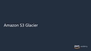Amazon S3 Glacier
 