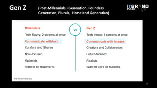 Gen Z
KPCB INTERNET TRENDS 2016
(Post-Millennials, iGeneration, Founders
Generation, Plurals, Homeland Generation)
7
 
