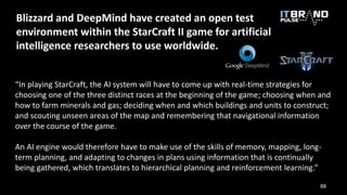 “In playing StarCraft, the AI system will have to come up with real-time strategies for
choosing one of the three distinct...