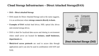 Cloud storage infrastructures | PDF