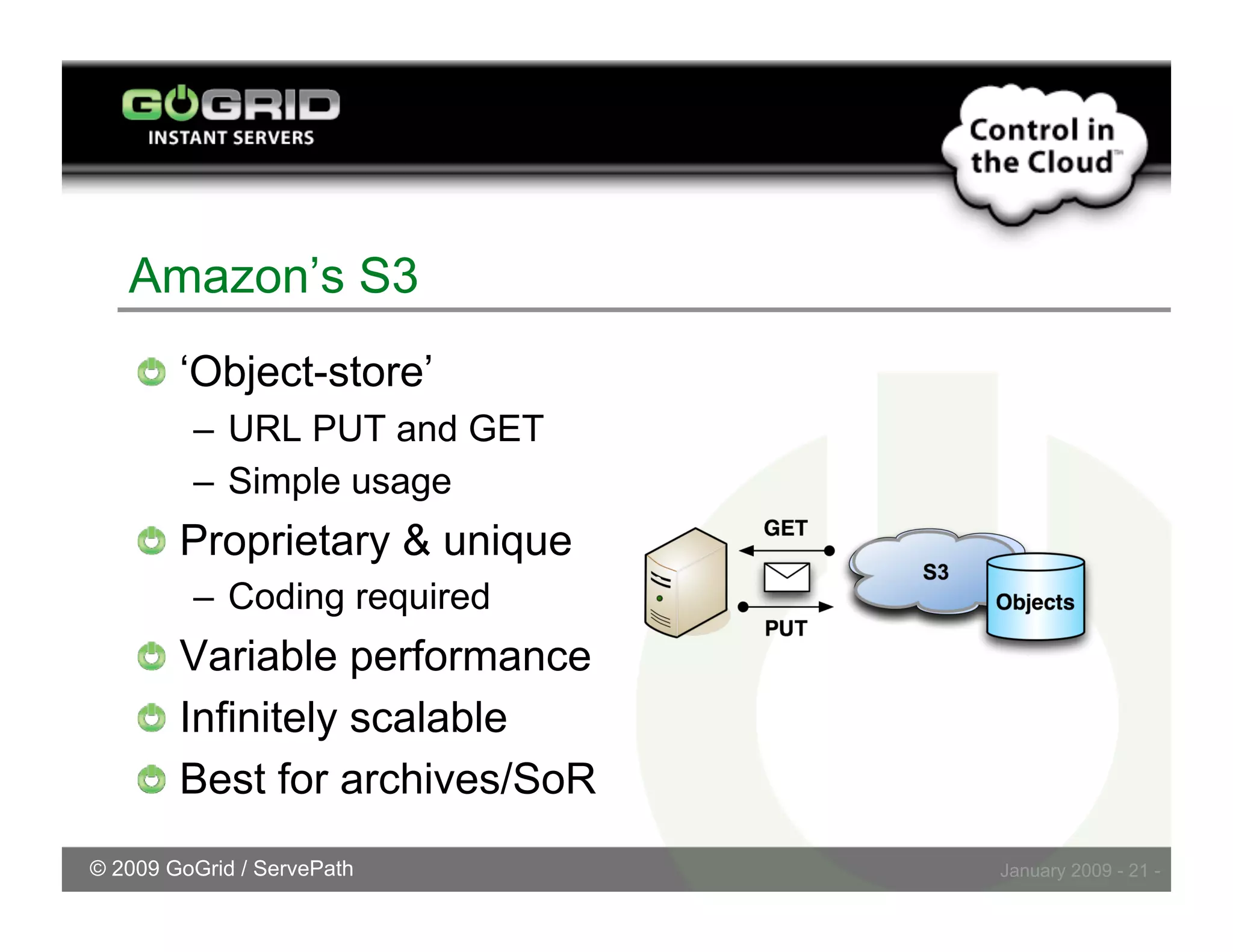 Challenges Embracing Cloud Storage