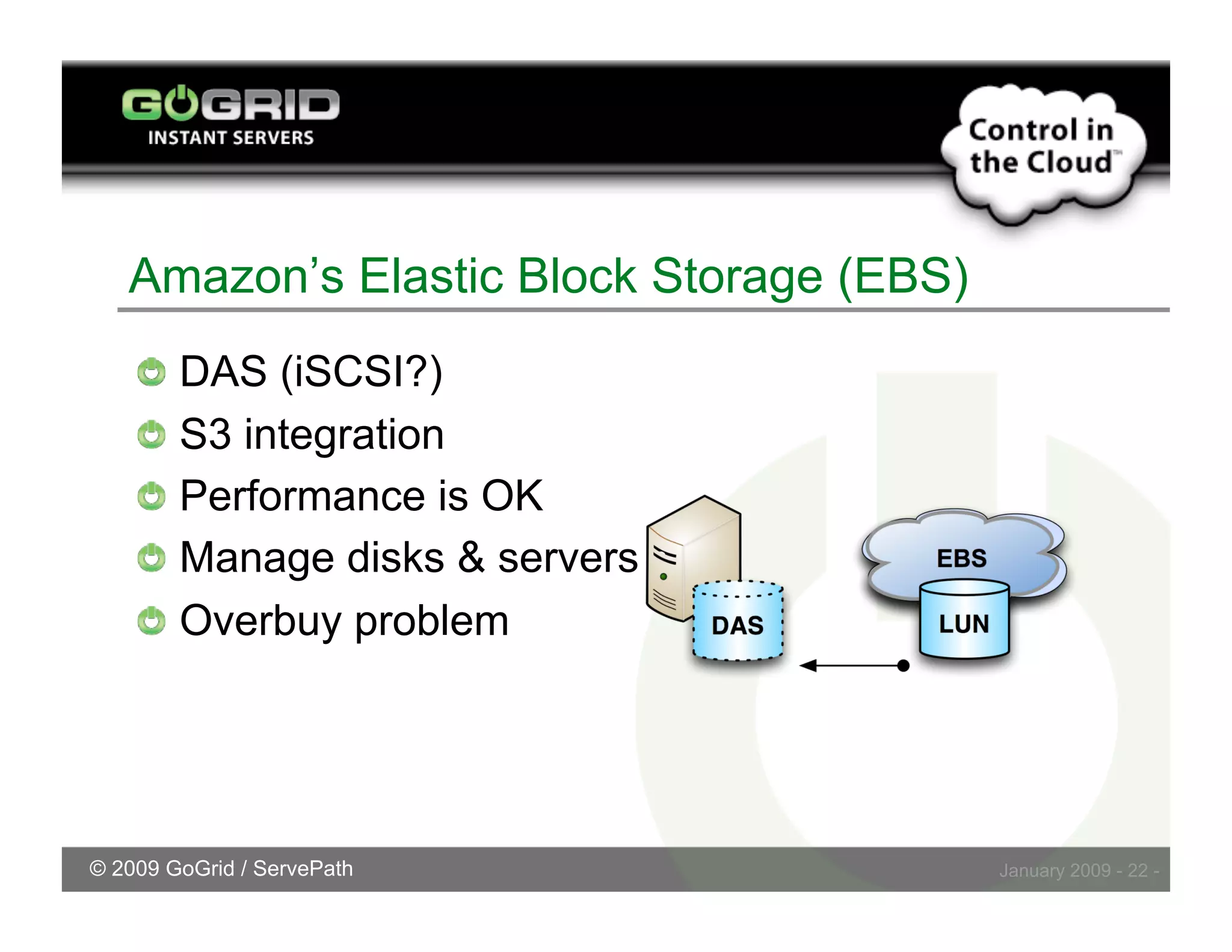 Challenges Embracing Cloud Storage