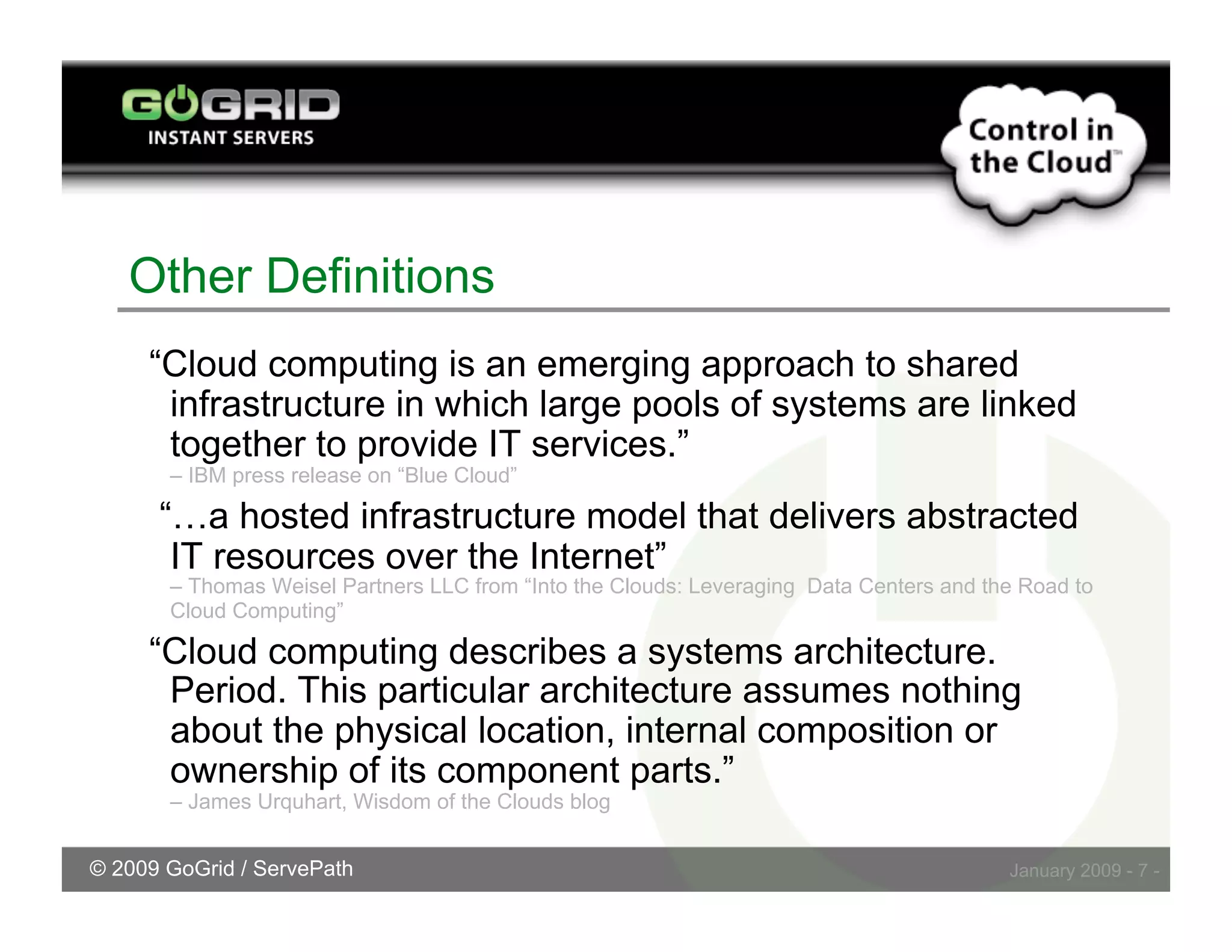 Challenges Embracing Cloud Storage