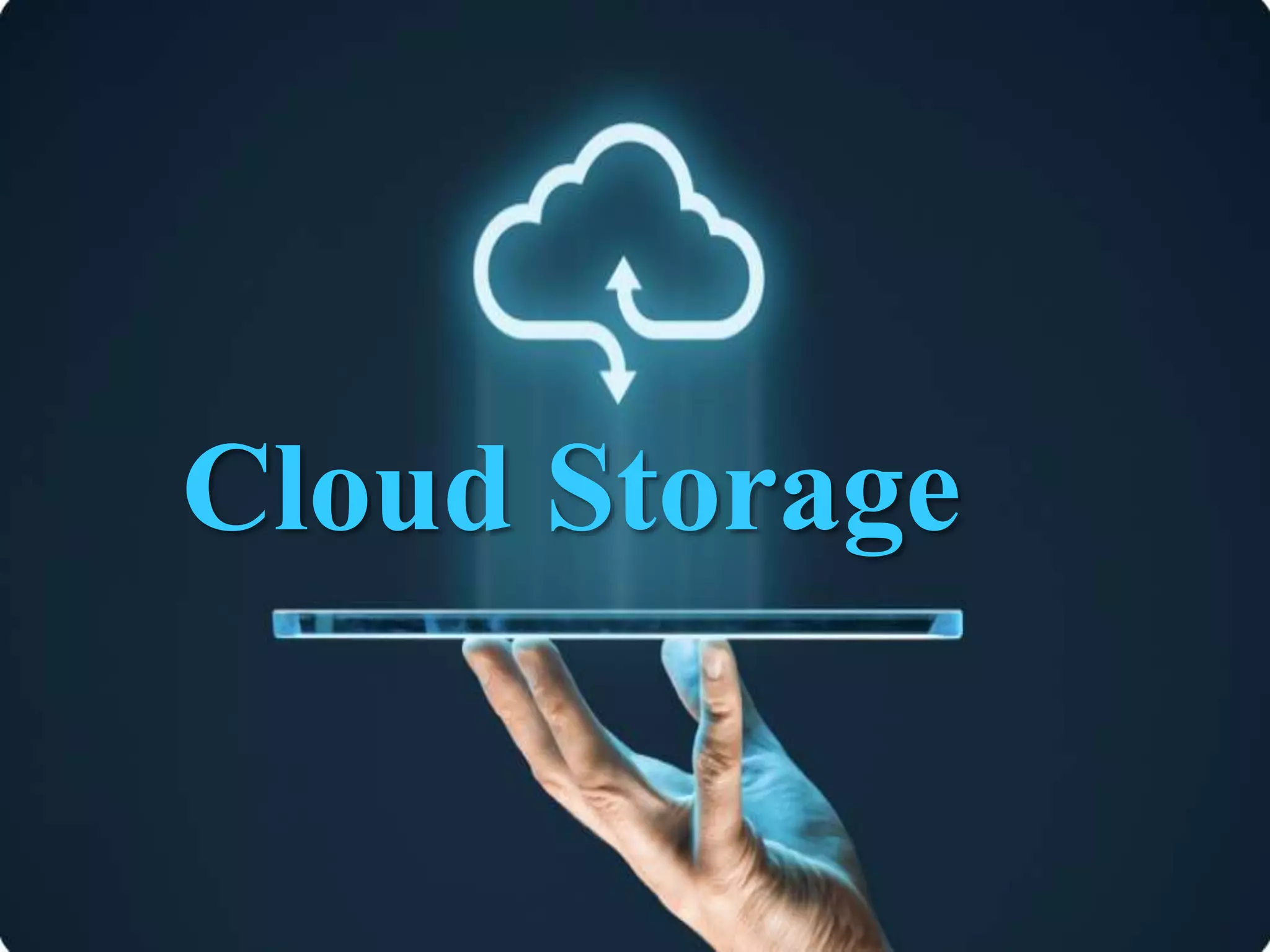 Cloud storage presentation pptx