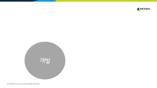 © NEXON Korea Corporation All Rights Reserved.
개발
 