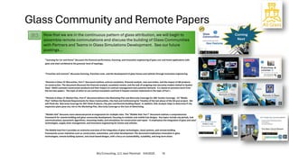 Glass Community and Remote Papers
“Licensing for Car and Home” discusses the financial performance, licensing, and innovative engineering of glass cars and home applications with
glass and steel combined at the granular level of topology.
Now that we are in the continuous pattern of glass attribution, we will begin to
assemble remote commutations and discuss the building of Glass Communities
with Partners and Teams in Glass Simulations Development. See our future
postings…
“Remote in Glass V2 Warranties, Part I” document outlines contract escalation, financial analysis, new warranties, and the impact of QB products
on construction. The document discusses the financial analysis, escalation review, and the task of assigning new warranty models related to Quaker
Steel : BAKO Laminate construction products and their impact on contract management and customer demand. It is based on previous work from
the last two papers. The topic of when to use contract escalation and how it impacts investor statements is the topic of Part I.
“Remote in Glass V1 Market Plan, Part II” document delivers the Marketing Plan and Warranty Coverage for ABC Vendor Coverage. V2 “Media
Plan” Defines the Remote Requirements for Glass Communities, City Hub and Conferencing for Timeline of the last phase of the 50-year project. We
will finish the Warranty Coverage for DEF Climb Products, City plan and Remote Building Repair. In addition, Risk Analysis helps to determine if city
expansion plans pose any risk to the Marketing Plan, Warranty Coverage or the Cost of Advertising.
“Franchise and Licenses” discusses licensing, franchise costs, and the development of glass homes and vehicles through innovative engineering.
“Mobile Hub” discusses more advanced portal arrangements for multiple cities. The “Mobile Hub: Part I” document outlines a comprehensive
framework for remote building and glass community development, focusing on modular and mobile hub designs. ​ Key topics include city portals, hub
communications, parametric algorithms, streaming media, and simulations for construction and repair. ​ It emphasizes the integration of glass and steel
technologies, supply chain management, and innovative engineering for homes and vehicles.
5/6/2025
Brij Consulting, LLC Jean Marshall 19
The Mobile Hub Part II provides an extensive overview of the integration of glass technologies, cloud systems, and remote building
frameworks across industries such as construction, automotive, and urban development. The document emphasizes innovation in glass
technologies, remote building systems, and cloud-based designs, with a focus on sustainability, scalability, and long-term vision.
Coming
Next
 