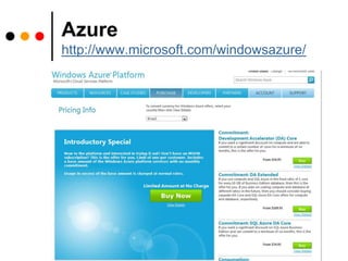 SaaS – Software as a ServiceSoftwares rodando no browser;Custo baseado na demanda;Público-alvo: usuário final.