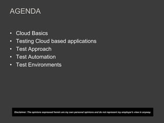 Cloud testing | PPTX