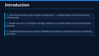 Cloud Troubleshooting Scenarios Explained | PPTX