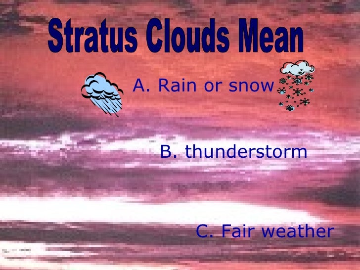 stratus clouds facts