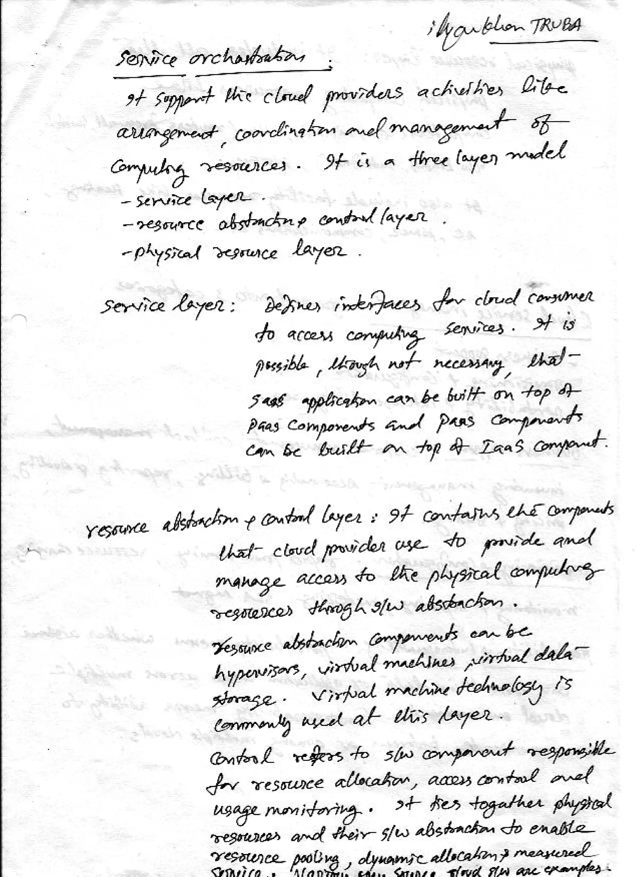 Cloud computing notes RGPV unit 1