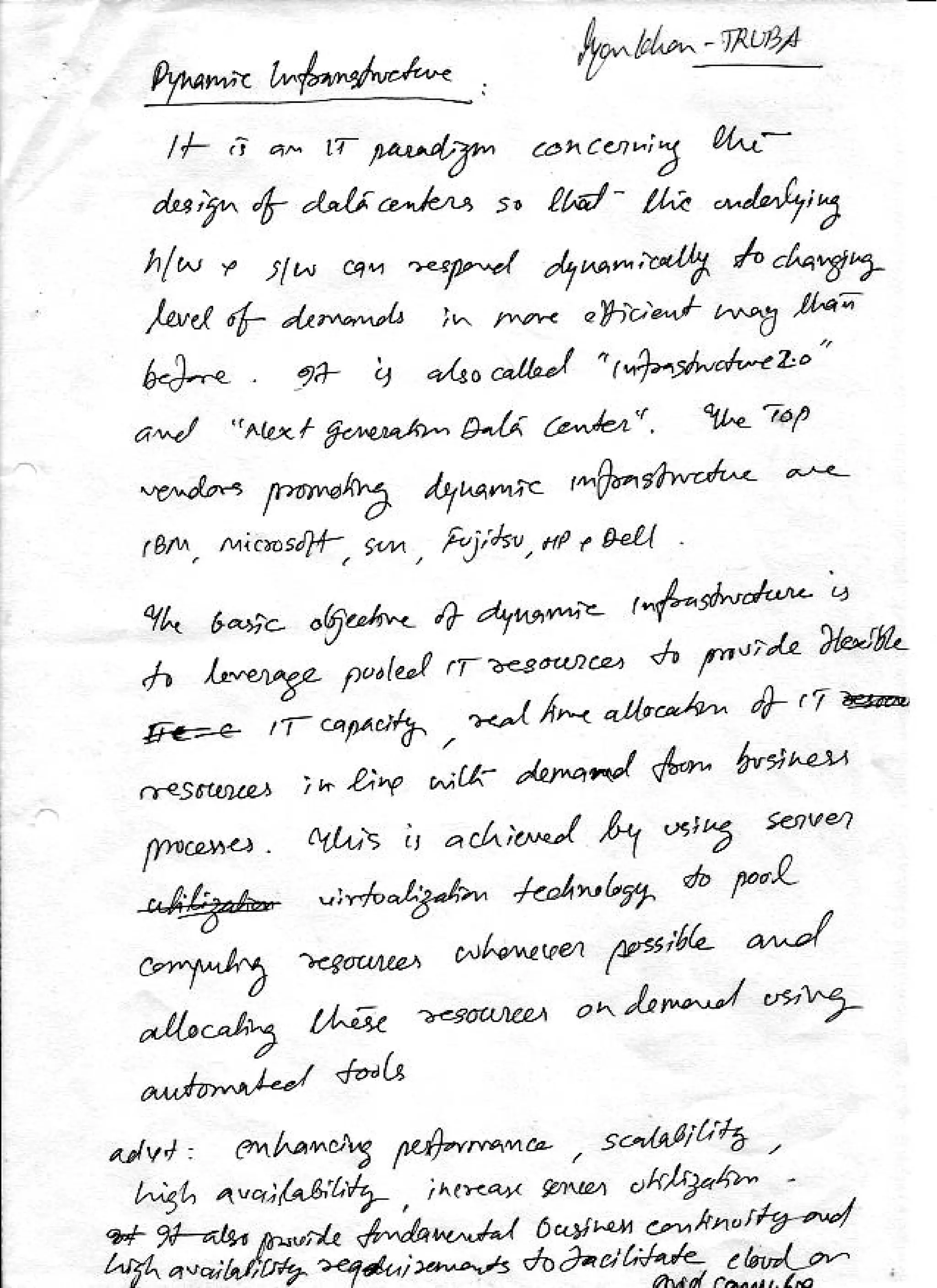 Cloud computing notes RGPV unit 1