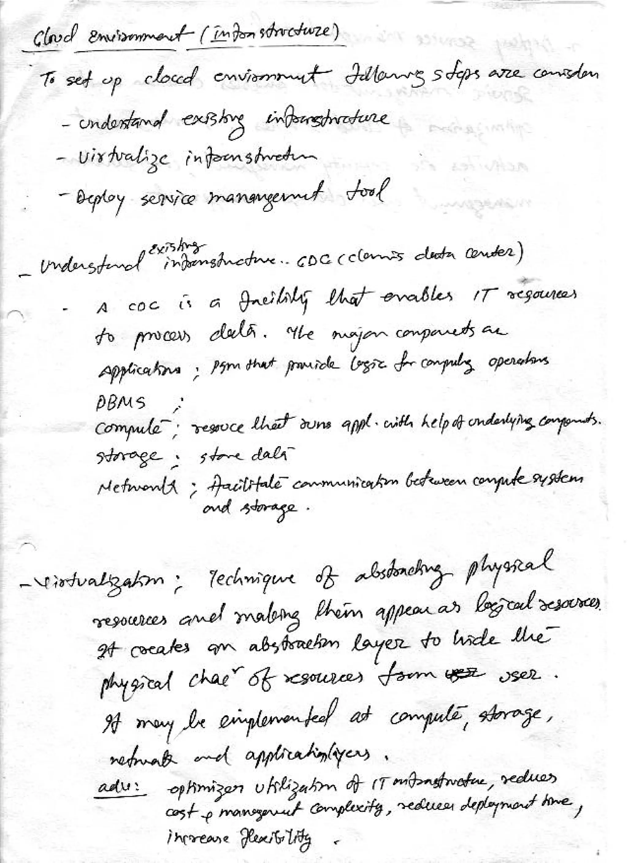 Cloud computing notes RGPV unit 1