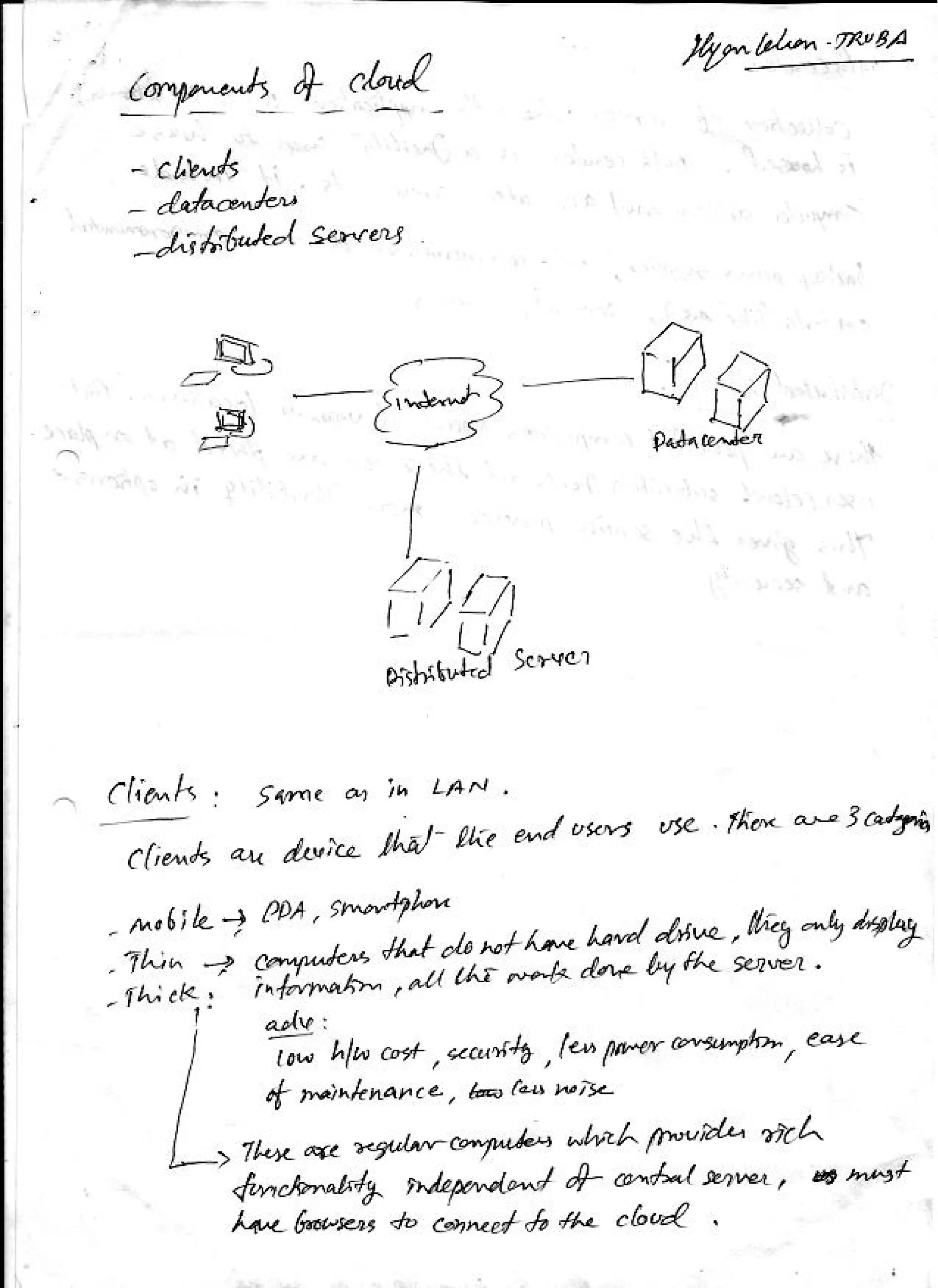 Cloud computing notes RGPV unit 1