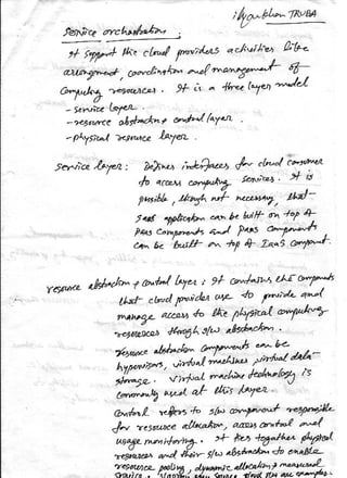 Cloud computing notes RGPV unit 1